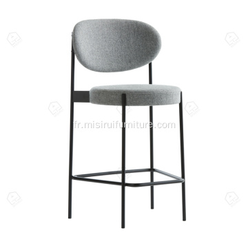 Tabouret de bar verpan en faux cuir en cuir en cuir